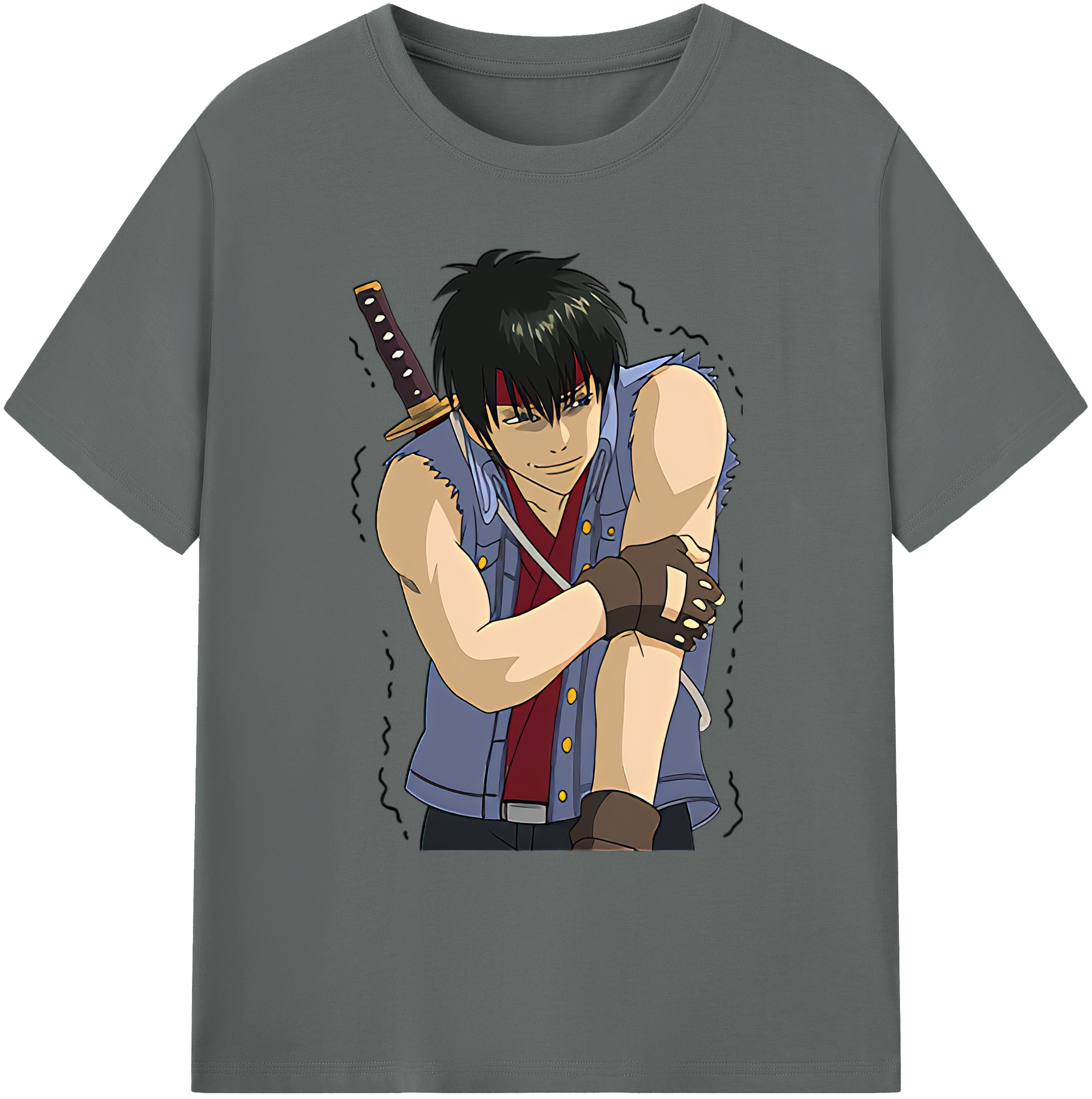 （画像用） ぎんたま 坂田銀時（さかたぎんとき） 神楽 志村新八（しむら しんぱち） GINTAMA Sakata Gintoki Kagura Shimura Shinpachi 綿100％ メンズ半袖Tシャツ｜肌触りやわらか＆通気性